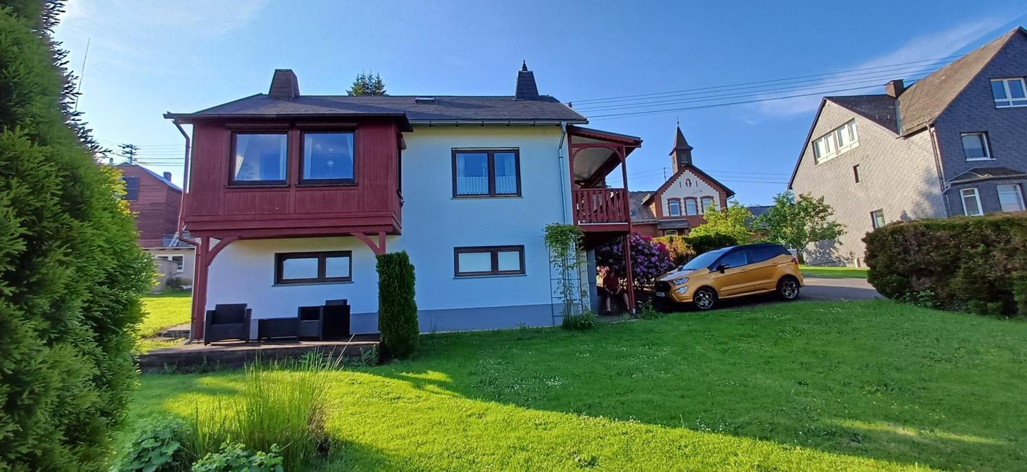 Ferienhaus Zur Schoenen Aussicht Hardt  Dış mekan fotoğraf