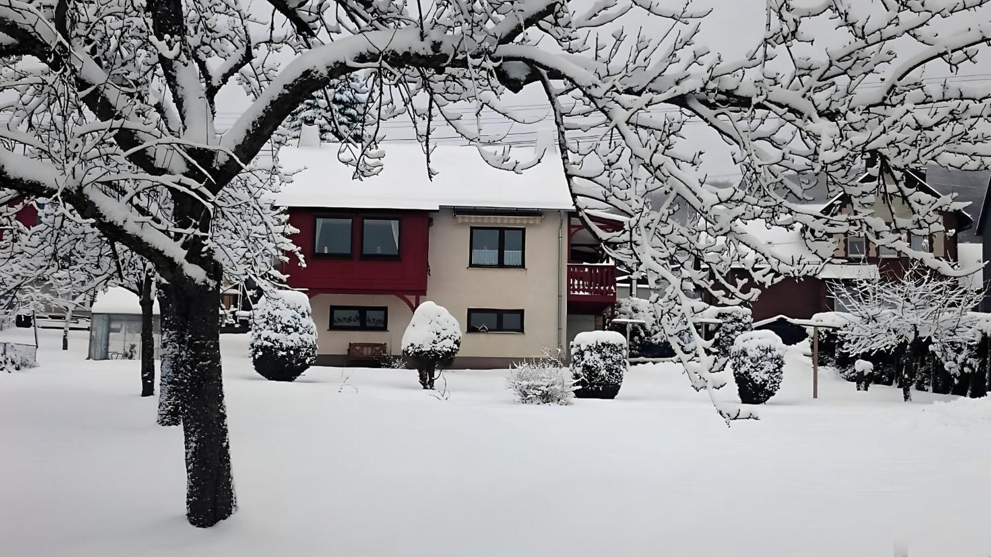 Ferienhaus Zur Schoenen Aussicht Hardt  Dış mekan fotoğraf